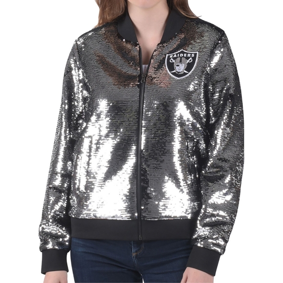 Jackets & Blazers - Las Vegas Raiders Sequin Jacket